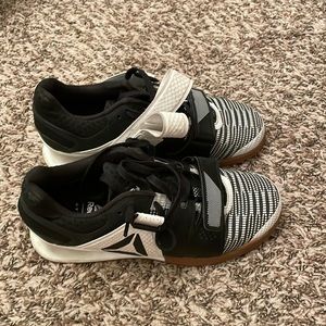 Reebok - white and black Legacy Lifter size 8W